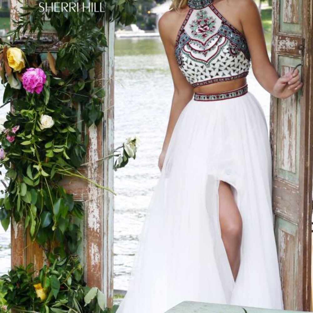 Sherri Hill two piece prom dress